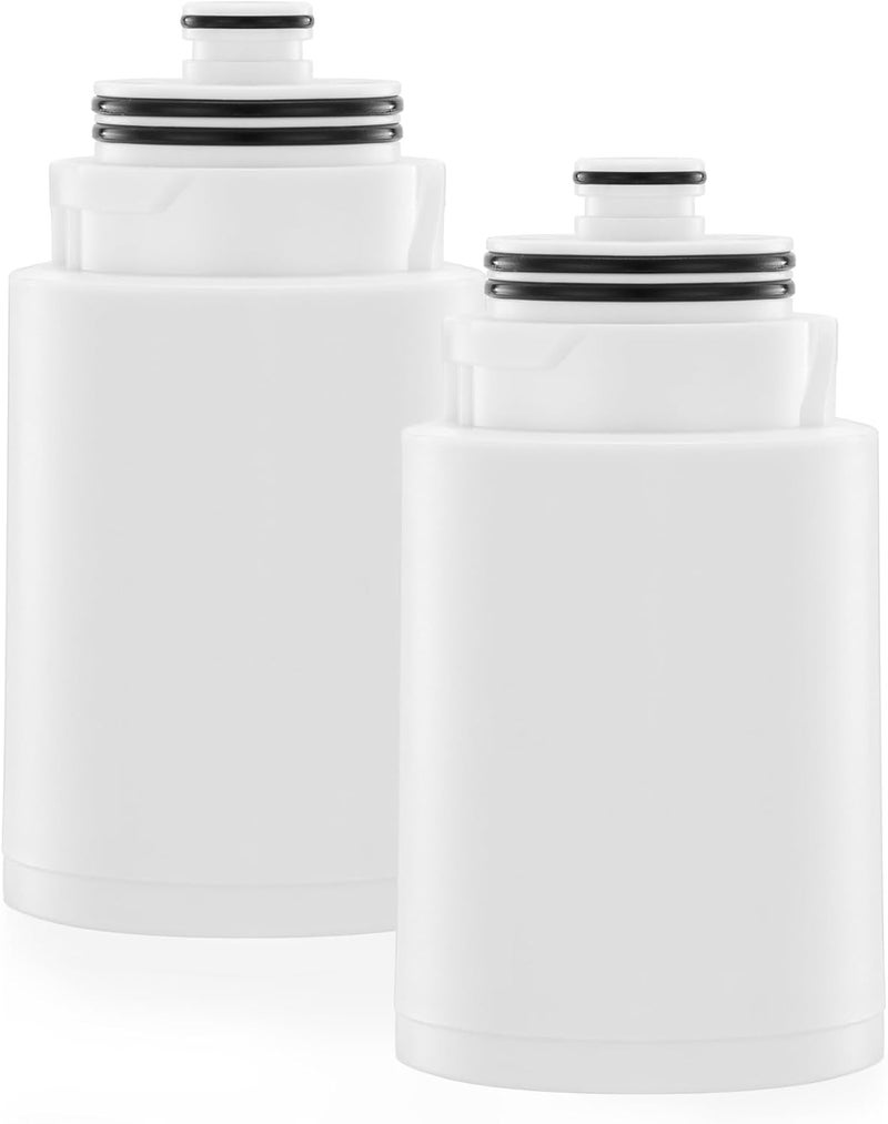 Ryamen Shower Head Filters Replacement ONLY for Dual 10" Filtered Shower Head Combo, Effective Chlorine Removal Rate≥90%, 2-Pack (White) - Image 1